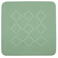 Spirella ALASKA protišmyková podložka do sprchy bazalkovo zelená / PVC / 55 x 55 cm