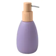 Spirella Sven dávkovač mydla matne levanduľový / polyresin / drevo / 260 ml