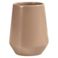 Spirella JOSHUA kelímok na zubné kefky matné cappuccino / keramika