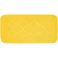 Spirella ALASKA žltá / Protišmyková podložka do vane / PVC / 71 x 36 cm