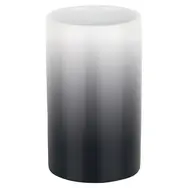 Spirella TUBE Gradient kelímok na kefky čierno-biely / keramika