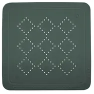 Spirella ALASKA protišmyková podložka do sprchy tmavo zelená / PVC / 55 x 55 cm