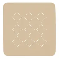 Spirella ALASKA protišmyková podložka do sprchy béžová / PVC / 55 x 55 cm