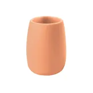 Spirella Sven broskyňová / Téglik na kefky / Polyresin