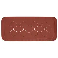 Spirella ALASKA terakota / Protišmyková podložka do vane / PVC / 91 x 36 cm