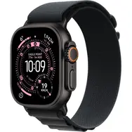 Apple Watch Ultra 3 (2025) GPS+Cellular 49mm Čierne titánové telo - Čierny alpský ťah (S) / 130-160mm 