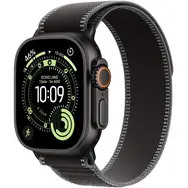 Apple Watch Ultra 3 (2025) GPS+Cellular 49mm Čierne titánové telo - Čierny trailový ťah (S/M) / 130-180 mm