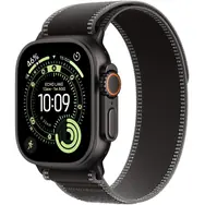Apple Watch Ultra 3 (2025) GPS+Cellular 49mm Čierne titánové telo - Čierny trailový ťah (M/L) / 145-220 mm