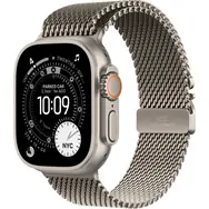 Apple Watch Ultra 3 (2025) GPS+Cellular 49mm Titánové telo - Titánový milánsky ťah (M) / 155-185mm 