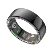 Rozbalené - Powerton SMART RING PRO veľ. 7 čierna / Šikovný prsteň / Bluetooth 5.2 / 15 mAh / IP68 / rozbalené