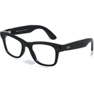 Meta Ray-Ban Gen1 Wayfarer Shiny Black Clear