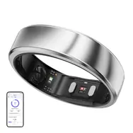 RingConn Air Gen 2 SMART Ring veľ. 11 Galaxy silver / šikovný prsteň / titánová oceľ / BT 5.0 / IP68