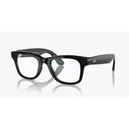 Meta Ray-Ban Gen1 Wayfarer Shiny Black Clear (Large)