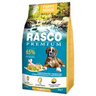 Rasco Premium Puppy Medium kura s ryžou 3kg / Granule pre šteňatá 