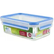 Emsa Clip &amp; Close 1 l modrá / Dóza na potraviny / BPA FREE