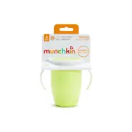 Munchkin - Juniorský netečúci hrnček 360 ° s uškami 207 ml-zelený / od 6 mesiacov