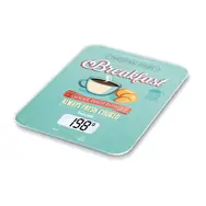 Beurer KS 19 Breakfast / digitálna kuchynská váha / max. 5 kg / funkcia TARE / dotyk. tlačidlá