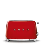 SMEG 50's Retro Style červená / Hriankovač / 950 W / 2 sloty / 2 hrianky / 6 stupňov opečenia