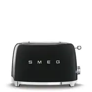 SMEG 50's Retro Style čierna / Hriankovač / 950 W / 2 sloty / 2 hrianky / 6 stupňov opečenia
