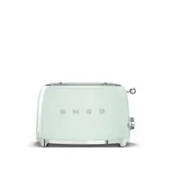SMEG 50's Retro Style zelená / Hriankovač / 950 W / 2 sloty / 2 hrianky / 6 stupňov opečenia