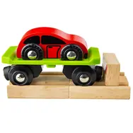 Bigjigs Rail Vagon s autom + 2 koľaje / od 3 rokov