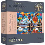Trefl Wood Craft Origin - Puzzle - Farebné balóny / 1000 dielikov / 51.9 x 37.5 cm