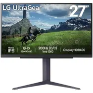 27" LG UltraGear 27GS85Q-B čierna / IPS / 2560 x 1440 / 16:9 / 1000:1 / 400dc-m2 / HDMI & DP / USB / VESA