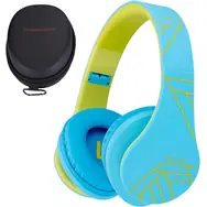 PowerLocus P2 Kids Blue/Green / Detské bezdrôtové slúchadlá s mikrofónom / Bluetooth 5.3