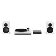 Pro-Ject Colourful Audio System E Satin White / All-in-one Hi-Fi systém s gramofónom 