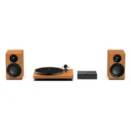 Pro-Ject Colourful Audio System E Walnut / All-in-one Hi-Fi systém s gramofónom  