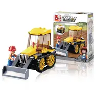 Sluban Town Stavitelia M38-B0377D Malý buldozér / LEGO - kompatibilný / Počet figúrok|dielikov: 1|132 / od 6 rokov