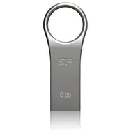 Silicon Power F80 8GB / USB 2.0 / čítanie / zápis 15 / 5 Mb / s / šedý