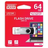 Goodram UTS3 64GB čierna / Flash disk / USB 3.0 / čítanie: 60MBs / zápis: 20MBs