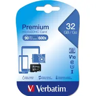 Verbatim MicroSDHC 32 GB pamätová karta / Class 10 / UHS-I / R: 90 MBps / W: 10 MBps
