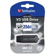 Verbatim Store 'n' Go V3 256GB čierna / Flash Disk / USB 3.0 / čítanie: 120MBs / zápis: 25MBs
