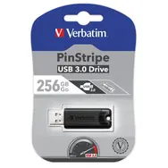Verbatim Store 'n' Go PinStripe 256GB čierna / Flash Disk / USB 3.0