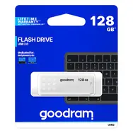 Goodram UME2 128GB biela / Flash disk / USB 2.0 / čítanie: 20MBs / zápis: 5MBs