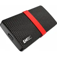 EMTEC Power Plus X200 128GB SSD čierna / Externý SSD / čítanie: 450 MBs / zápis: 420 MBs / USB-C 3.1 / 3y