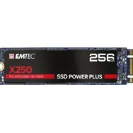 EMTEC Power Plus X250 256GB / M.2 / SATA III / 3D TLC / R: 520MBps / W: 500MBps / MTBF 2mh / 3y