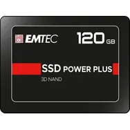 EMTEC Power Plus X150 120GB / 2.5" / SATA III / 3D TLC / R: 520MBps / W: 500MBps / IOPS: 70K&amp;80K / MTBF 2mh / 3y