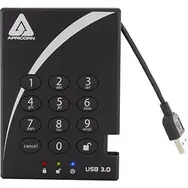 Apricorn Aegis Padlock 2TB čierna / Externý HDD / 2.5" / šifrovanie 256-bit AES / USB 3.0