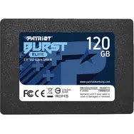 Patriot Burst Elite 120 GB / 2.5" SATA III / QLC / R: 450 MBps / W: 320 MBps / IOPS / MTBF 2mh / 3y