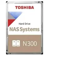 Toshiba N300 NAS 4TB / 3.5" / 7 200 rpm / 256MB cache / SATA III / Interné