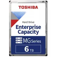 Toshiba Enterprise Capacity MG08 6TB 512e / HDD / 3.5 "/ SATA 6Gbits / 256MB cache / 7 200 rpm / Interné / 5y