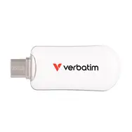 Verbatim Plectra 256GB biela / Flash Disk / USB-C 3.0 / až 100 MBs
