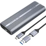 Rozbalené - Orico externý box M.2 NVMe SSD kovový / Externý box na SSD / USB-C 40 Gbps / s ventilátorom / rozbalené