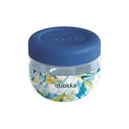 Quokka Bubble Food Jar 500 ml Blue Peonies / Nádoba na jedlo / plast