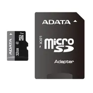 ADATA Premier Micro SDHC karta 32GB + SD adaptér / UHS-I U1 Class 10 / R: 30MB / s / W: 10MB / s