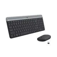 Logitech Slim Wireless Combo MK470 DE čierna / bezdrôtová sada klávesnice a myši / DE verzia