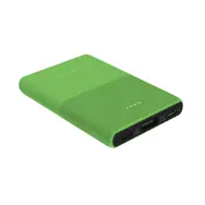TERRATEC Powebank P50 zelená / 5000 mAh / 5V / 2.1A / 1x Micro-USB (vstup) / 1x USB-C / 1x USB-A